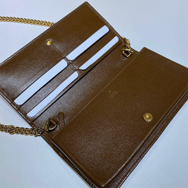 G*u*i horsebit 1955 wallet with chain