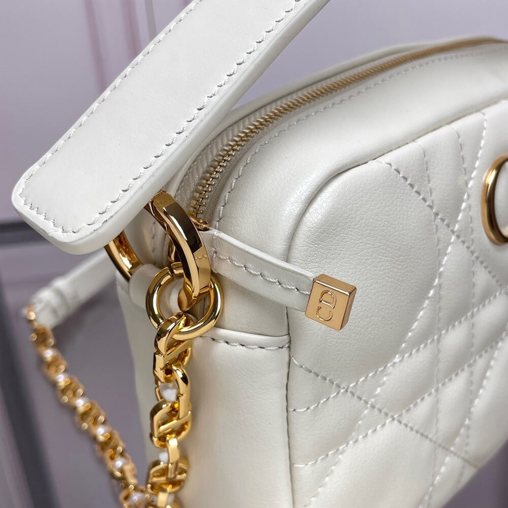 small D*or caro top handle camera bag