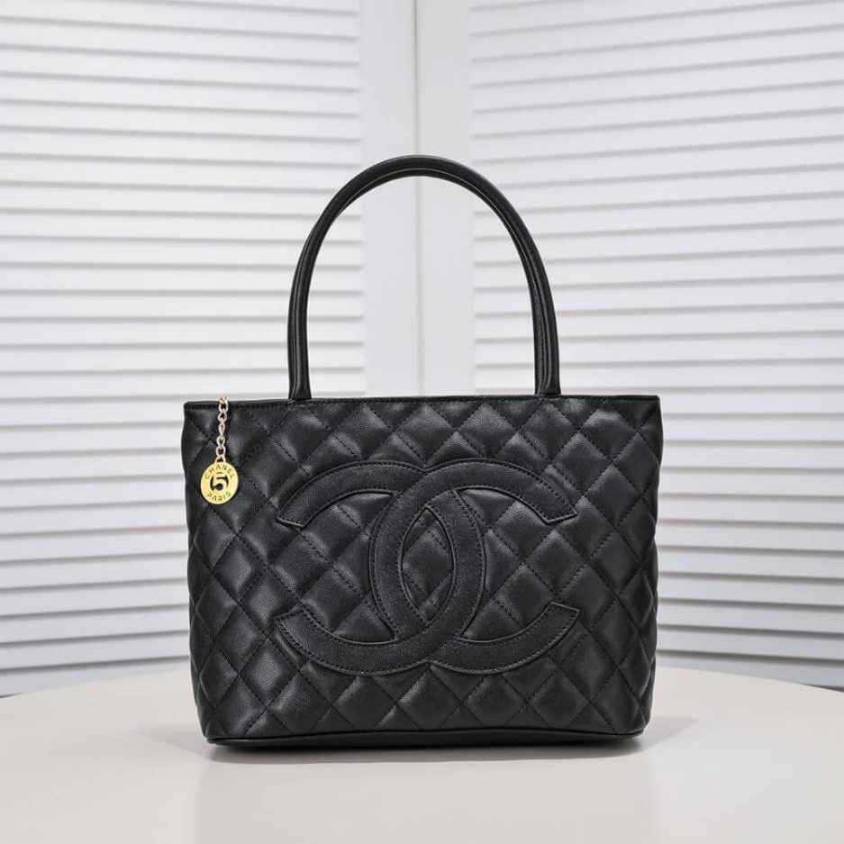 Ch*el medallion tote bag