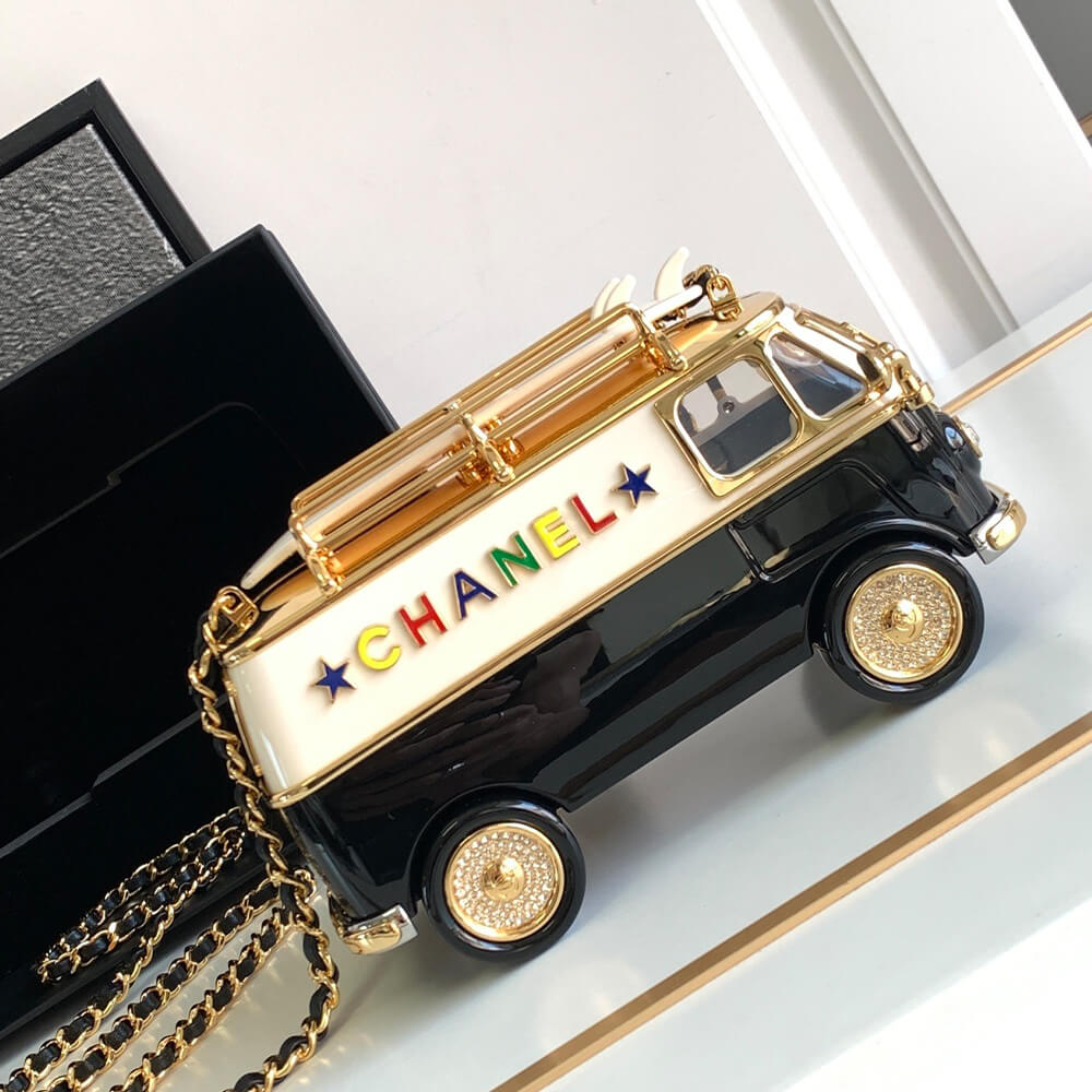 Ch*el mini van minaudiere(low stock)
