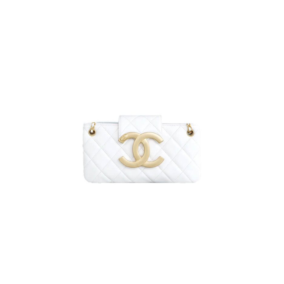 Ch*el baguette bag