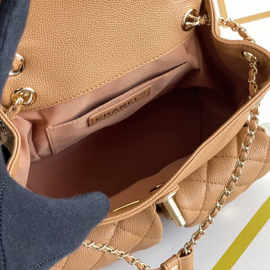 Ch*el caviar backpack